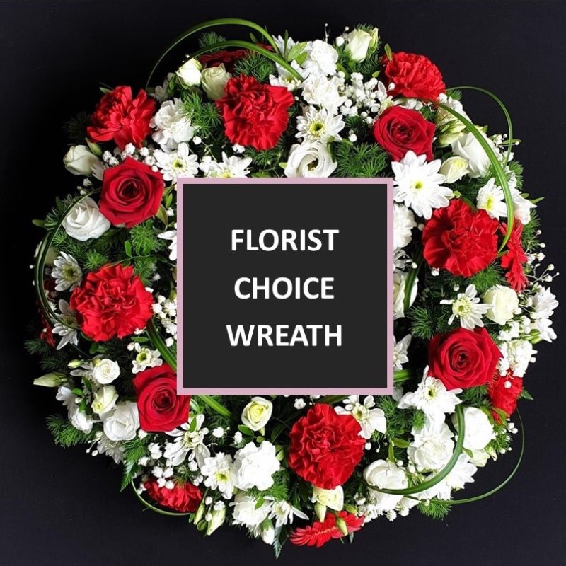 Funeral Wreath, Florist Choice Funeral Wreath by Anastasia Florists.