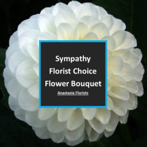 Sympathy Flower Bouquet White sympathy flower for condolences